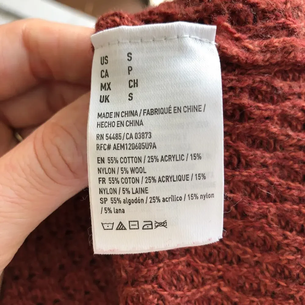 AEO V-Neck Knit Sweater | Sz S